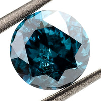 0.79 Blue Diamond Round Loose Gemstone