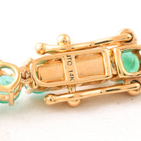 27.83 Ct Natural Emerald 14K Gold Necklace