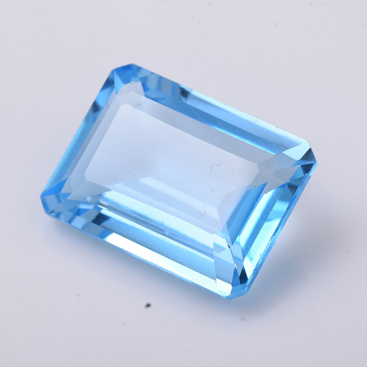 47.15 Natural Topaz Blue Topaz Emerald Cut Gemstone