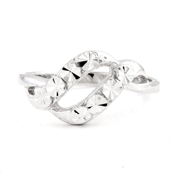 0.00 Ct Plain 925 Sterling Silver Ring