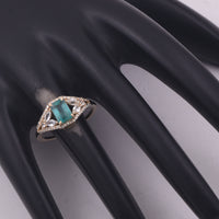 1.48 Ct Octagon Step Cut Natural Emerald 14K Gold Ring