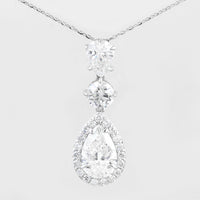 3.00 Carats Lab Grown Diamond 14K Gold Pendant
