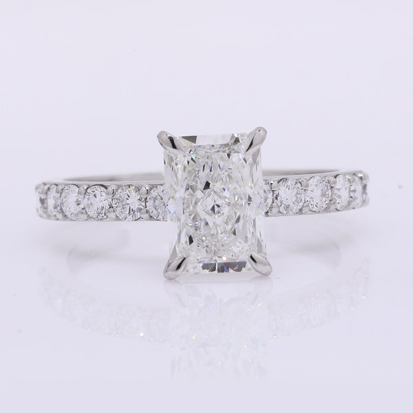 2.13 Carats Lab Grown Diamond 950 Platinum Ring
