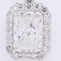 2.31 Carats Lab Grown Diamond 14K Gold Pendant