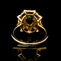 2.67 Ct Oval Tourmaline 14K Gold Ring
