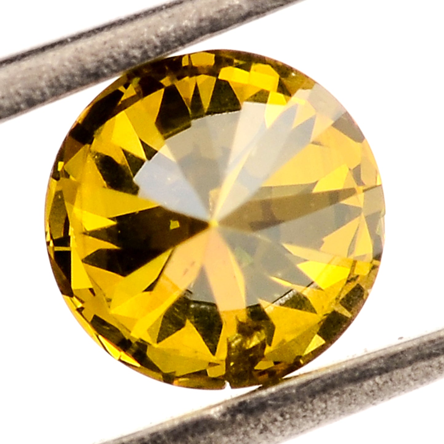 0.56 Yellow Diamond Round Loose Gemstone