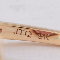 3.47 Ct Cushion Tourmaline 9K Gold Ring