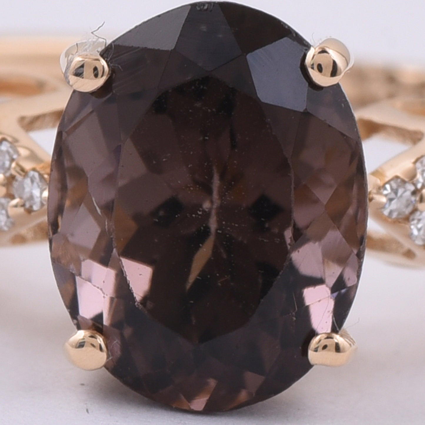 2.66 Ct Oval Natural Tourmaline 14K Gold Ring