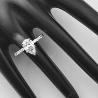 2.02 Carats Lab Grown Diamond 950 Platinum Ring