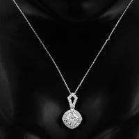 1.52 Carats Lab Grown Diamond 14K Gold Pendant
