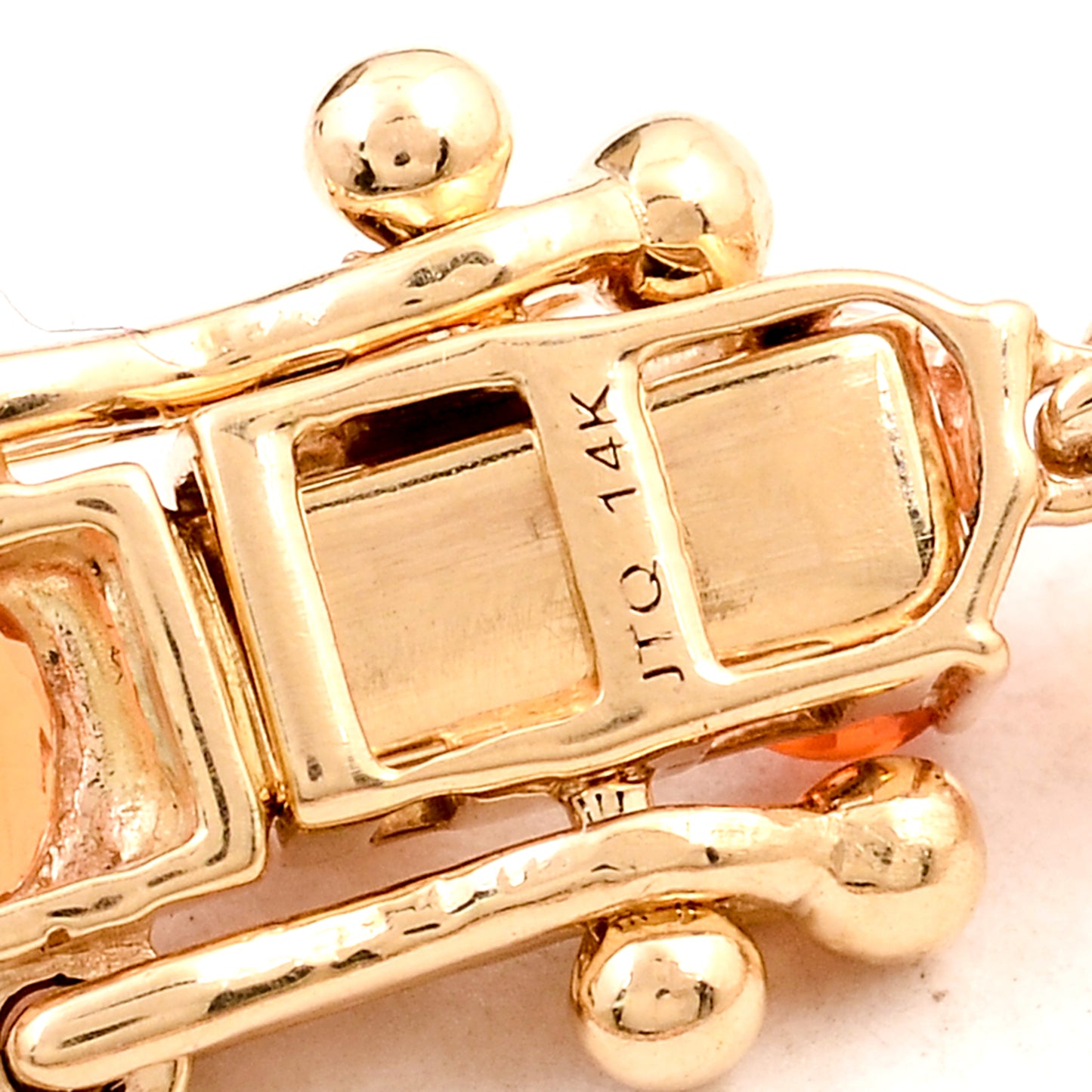 6.50 Ct Oval Multi Sapphire 14K Gold Braclet