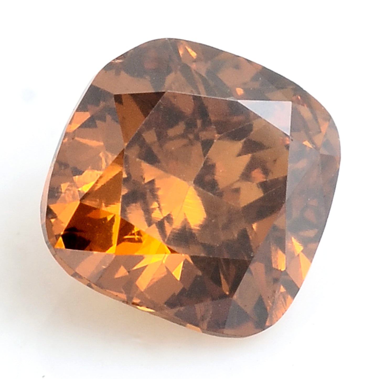 0.40 Carat Red Diamond Cushion Loose Gemstone
