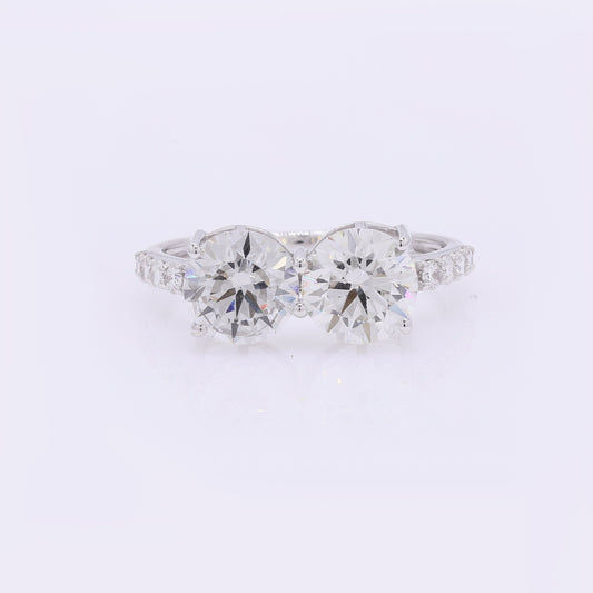 2.94 Carats Lab Grown Diamond 14K Gold Ring