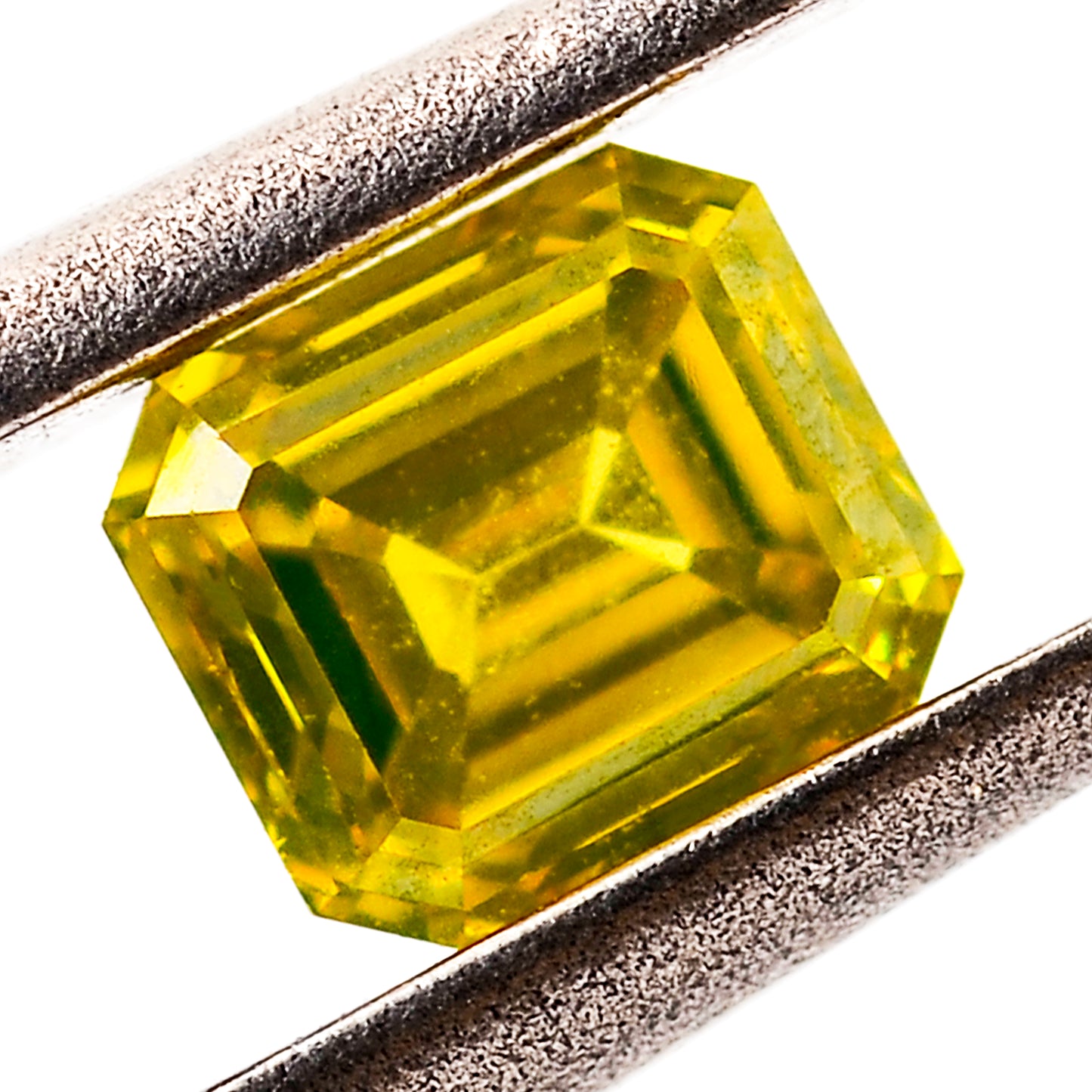 0.26 Yellow Diamond Octagon Loose Diamond