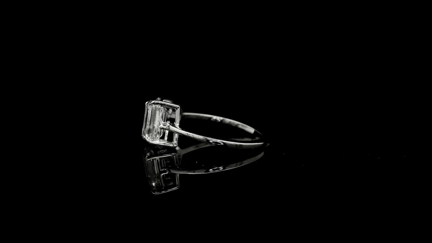 2.61 Carats Lab Grown Diamond 14K Gold Ring