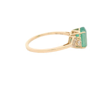1.87 Ct Oval Emerald 14K Gold Ring