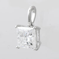 2.07 Carats Lab Grown Diamond 14K Gold Pendant