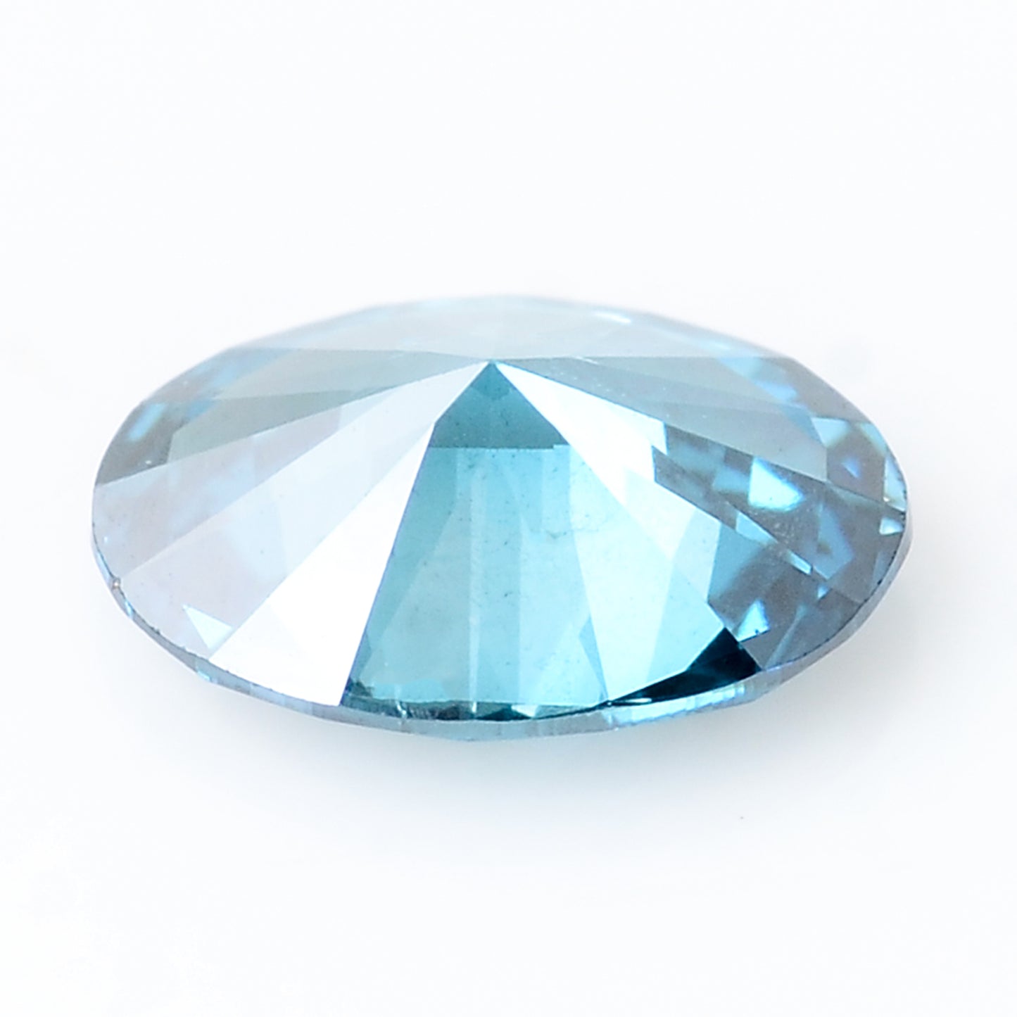 0.33 Carat Blue Diamond Oval Loose Gemstone