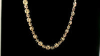 7.39 Ct Round Tourmaline 14K Gold Necklace
