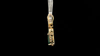 2.32 Ct Oval Mixed Cut Natural Corundum Sapphire 14K Gold Pendant