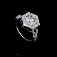2.90 Carats Lab Grown Diamond 14K Gold Ring