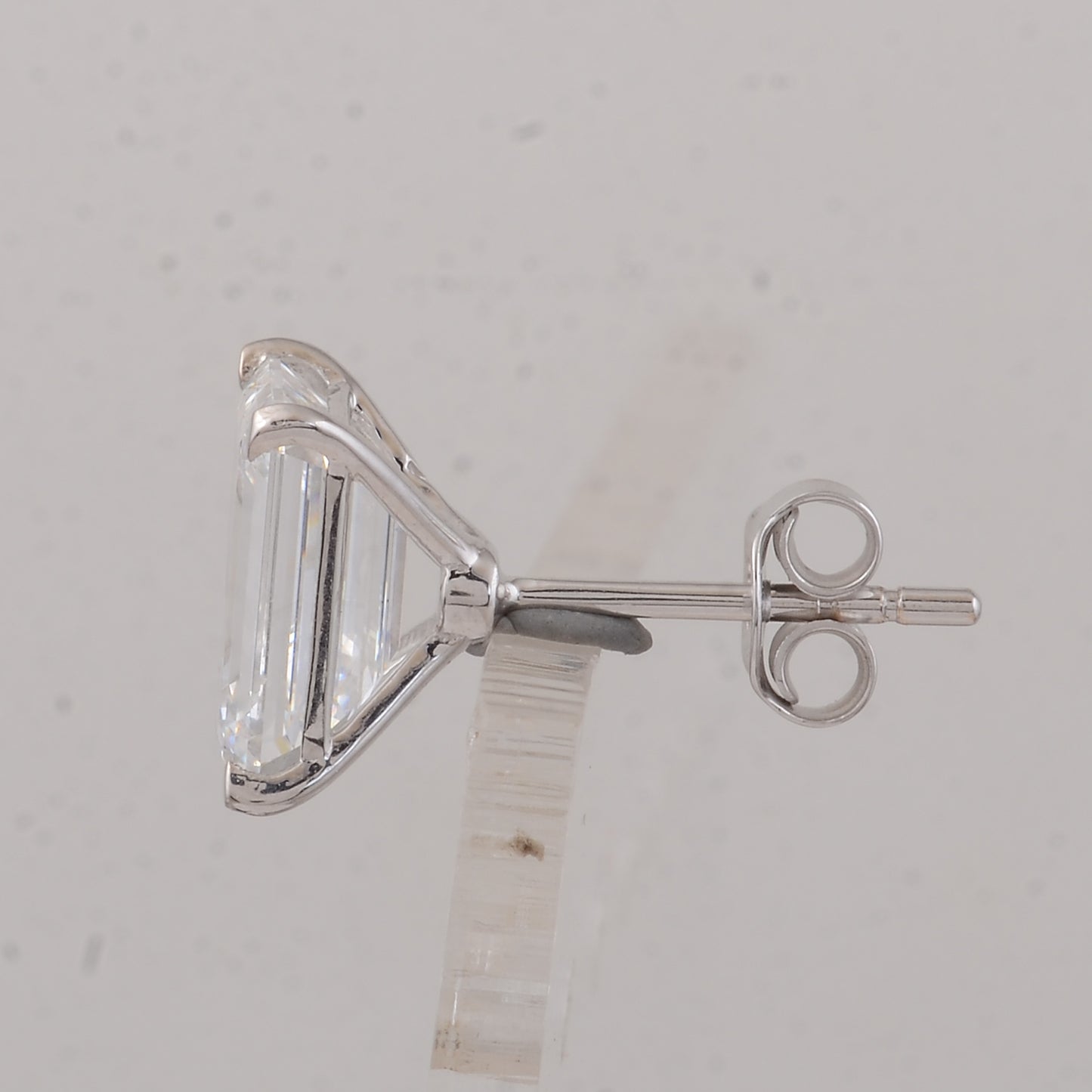 4.00 Carats Lab Grown Diamond 14K Gold Earrings