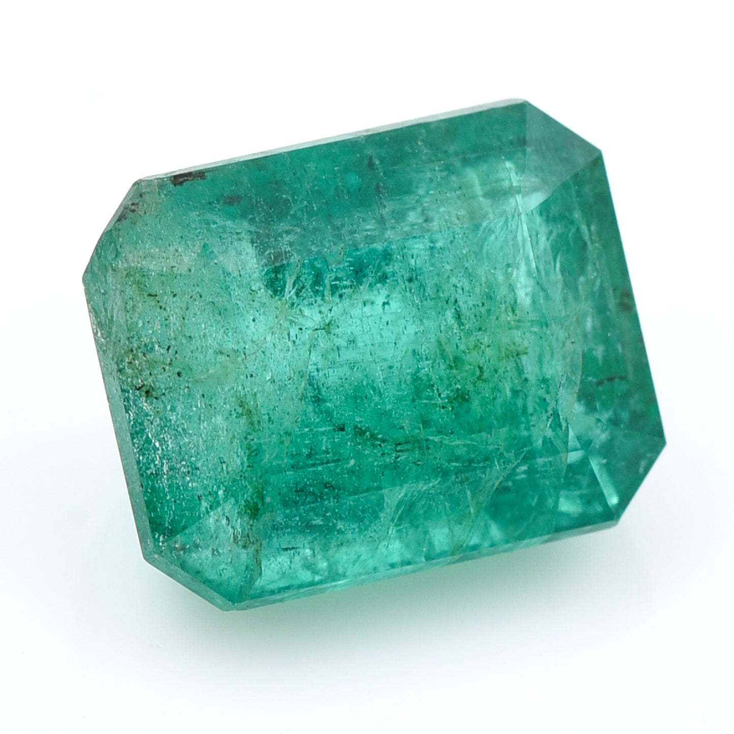 3.87 Natural Beryl Emerald Emerald Cut Gemstone