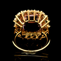 18.33 Ct Cushion Kunzite 14K Gold Ring