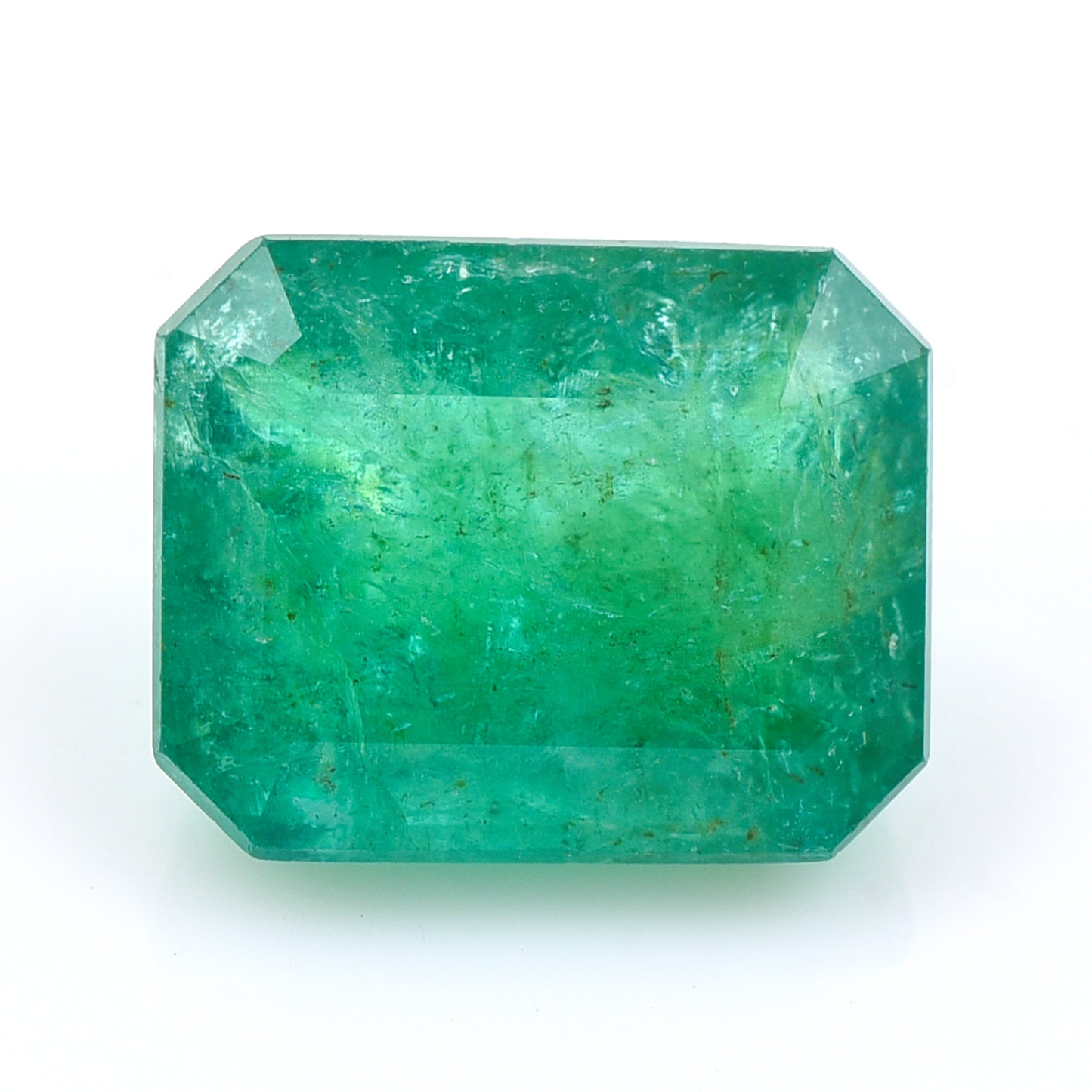 3.37 Natural Beryl Emerald Emerald Cut Gemstone