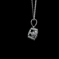 3.03 Carats Lab Grown Diamond 14K Gold Pendant