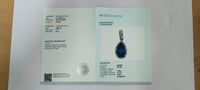 2.13 Ct Pear Mixed Cut Natural Sapphire 14K Gold Pendant