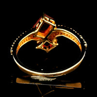 1.27 Ct Octagon Rubellite 14K Gold Ring