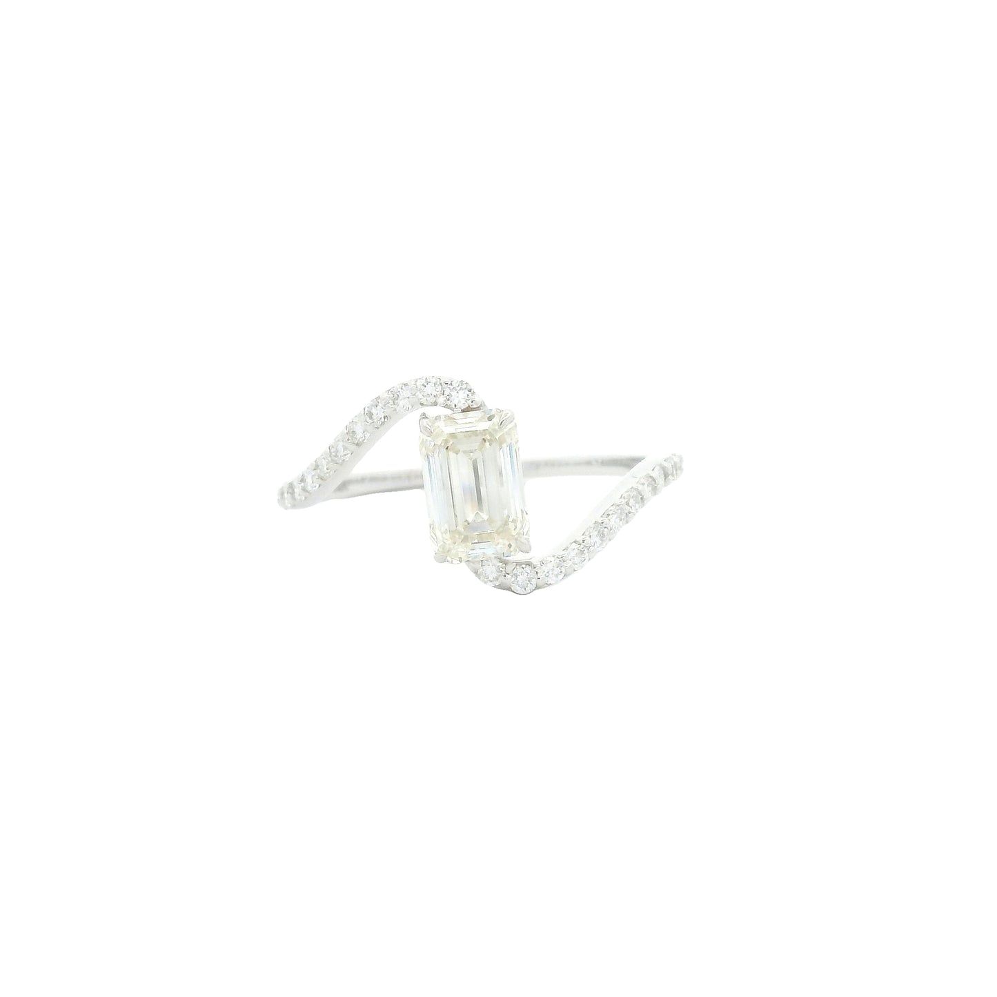 1.34 Carats Lab Grown Diamond 14K Gold Ring