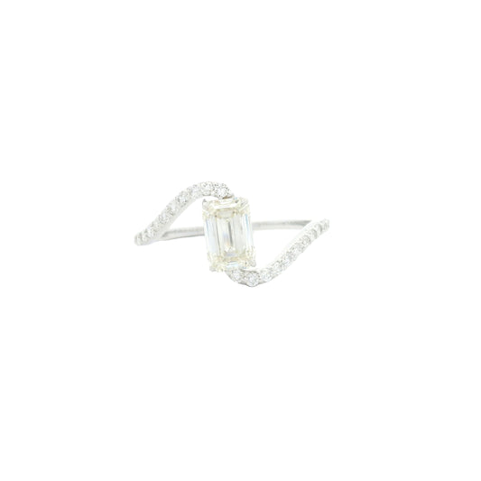 1.34 Carats Lab Grown Diamond 14K Gold Ring