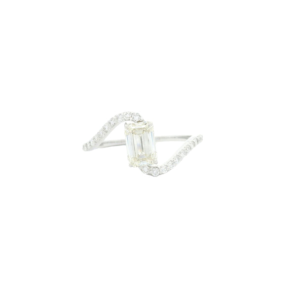 1.34 Carats Lab Grown Diamond 14K Gold Ring