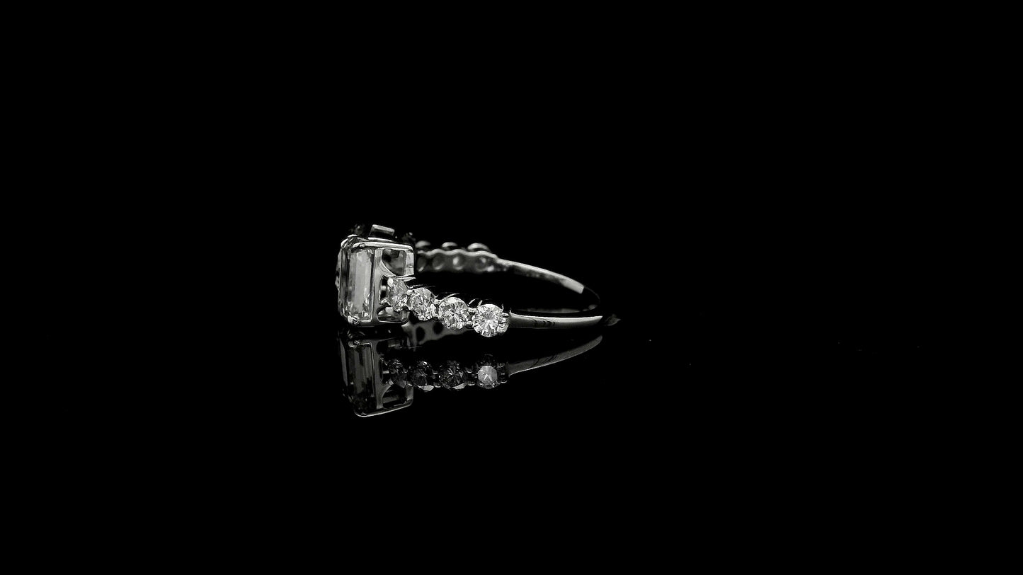 3.15 Carats Lab Grown Diamond 14K Gold Ring