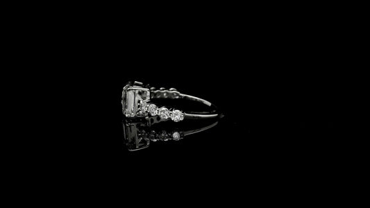 3.15 Carats Lab Grown Diamond 14K Gold Ring