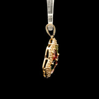 2.53 Ct Round Tourmaline 14K Gold Pendant