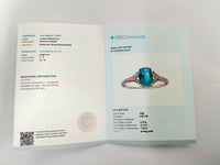 1.40 Ct Cushion Mixed Cut Natural Emerald 14K Gold Ring
