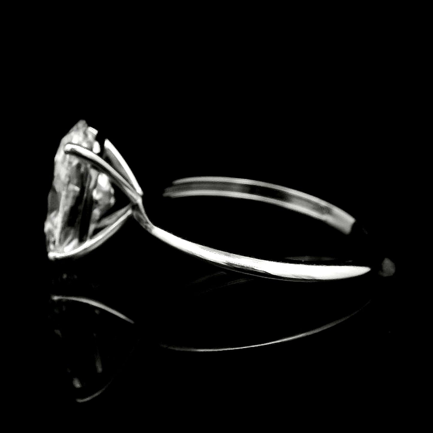 3.05 Carats Lab Grown Diamond 14K Gold Ring