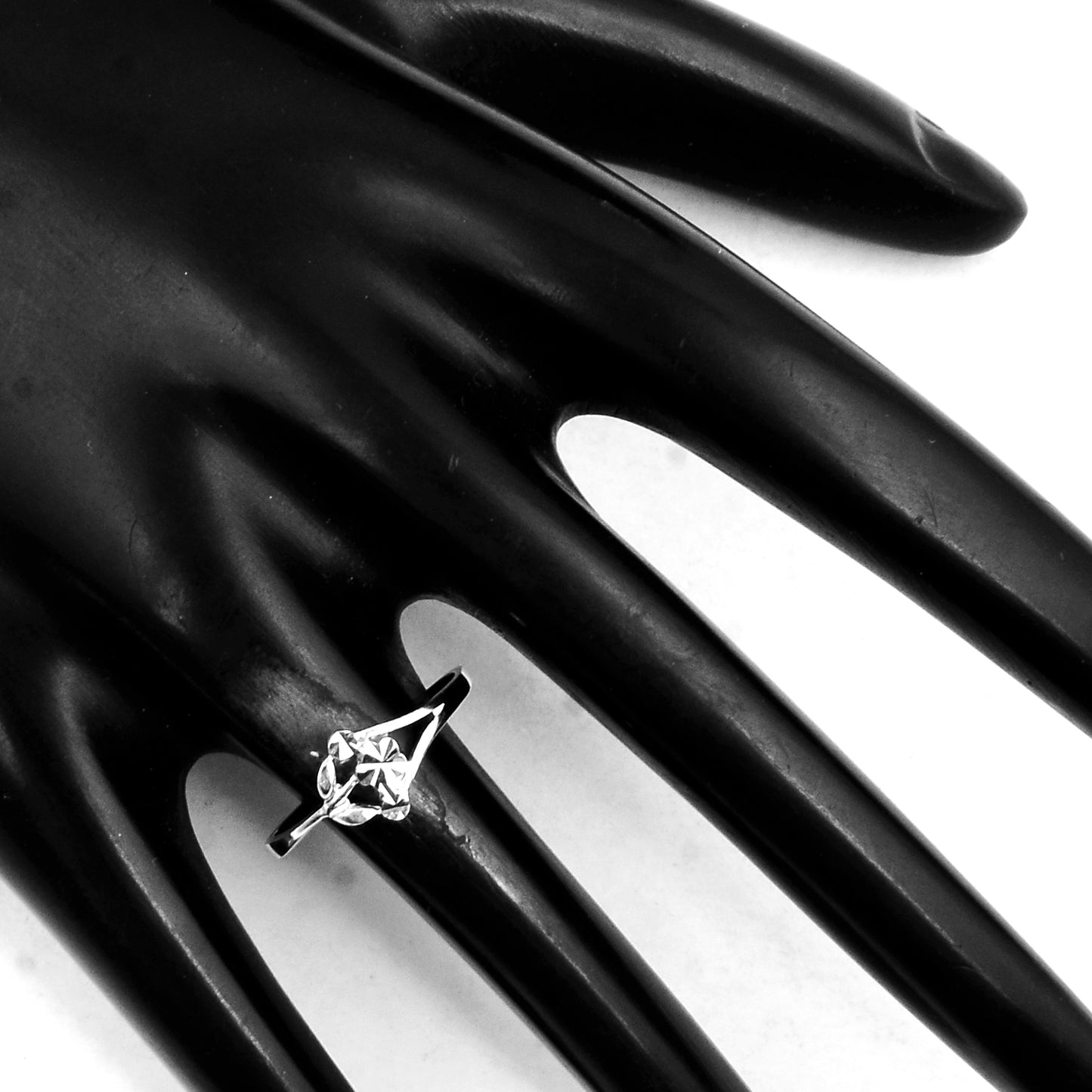0.00 Ct Plain 925 Sterling Silver Ring