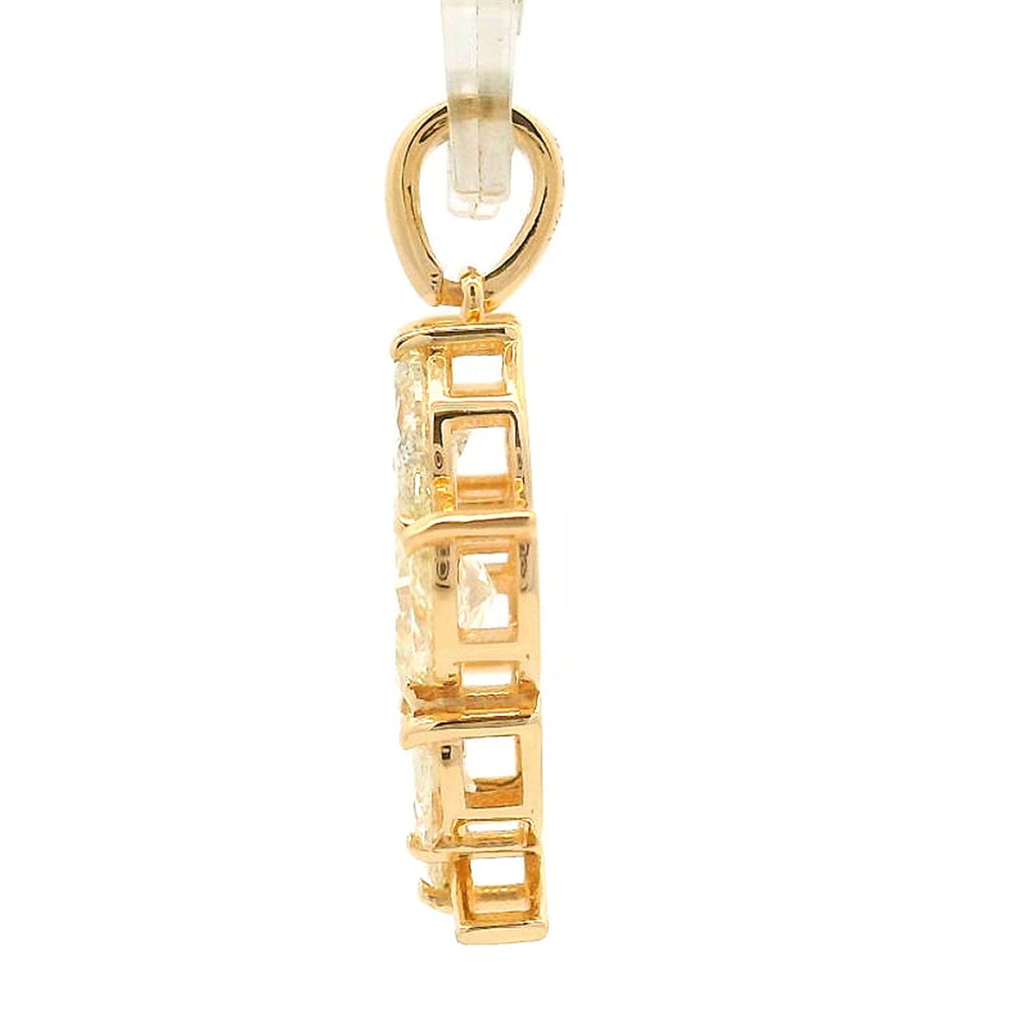 1.19 Ct Marquise Diamond 14K Gold Pendant