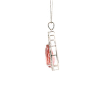 7.34 Carats Pink Lab Grown Diamond 14K Gold Pendant