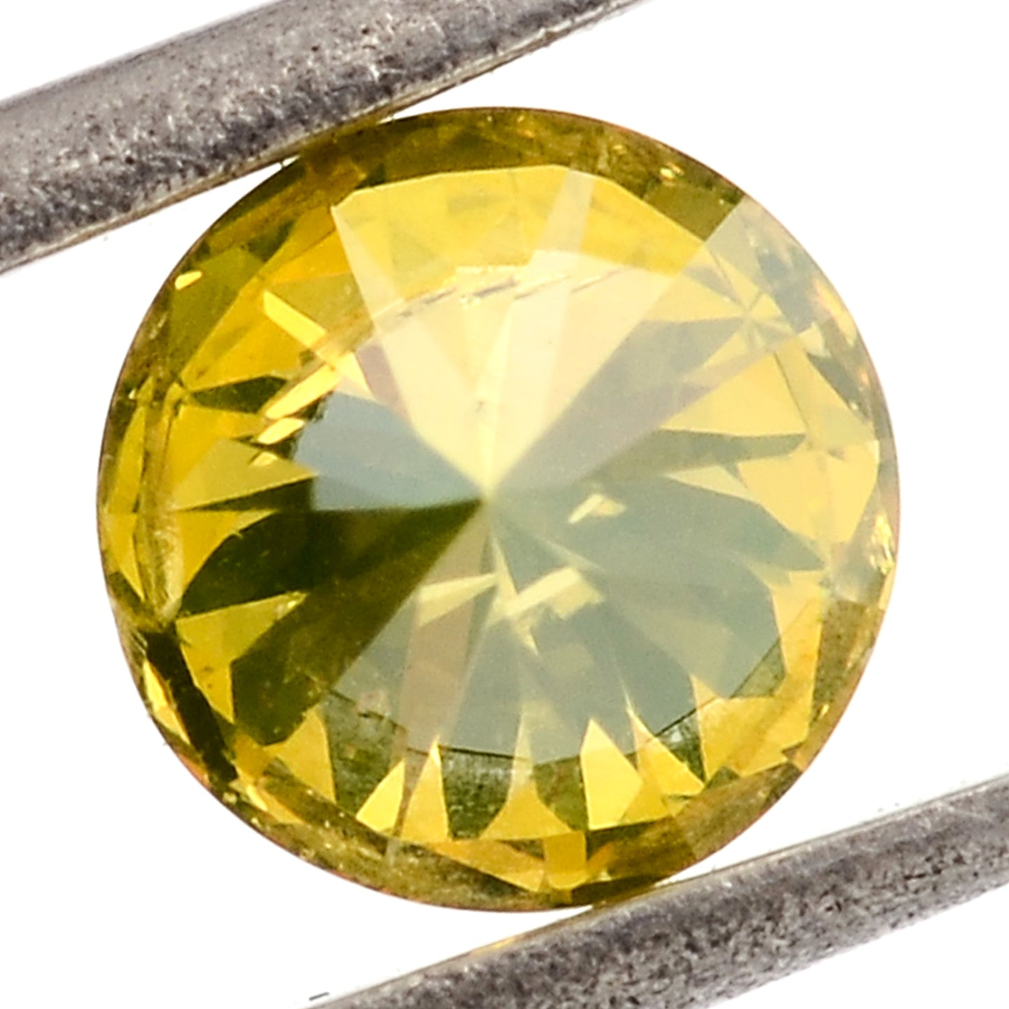 0.89 Yellow Diamond Round Loose Gemstone