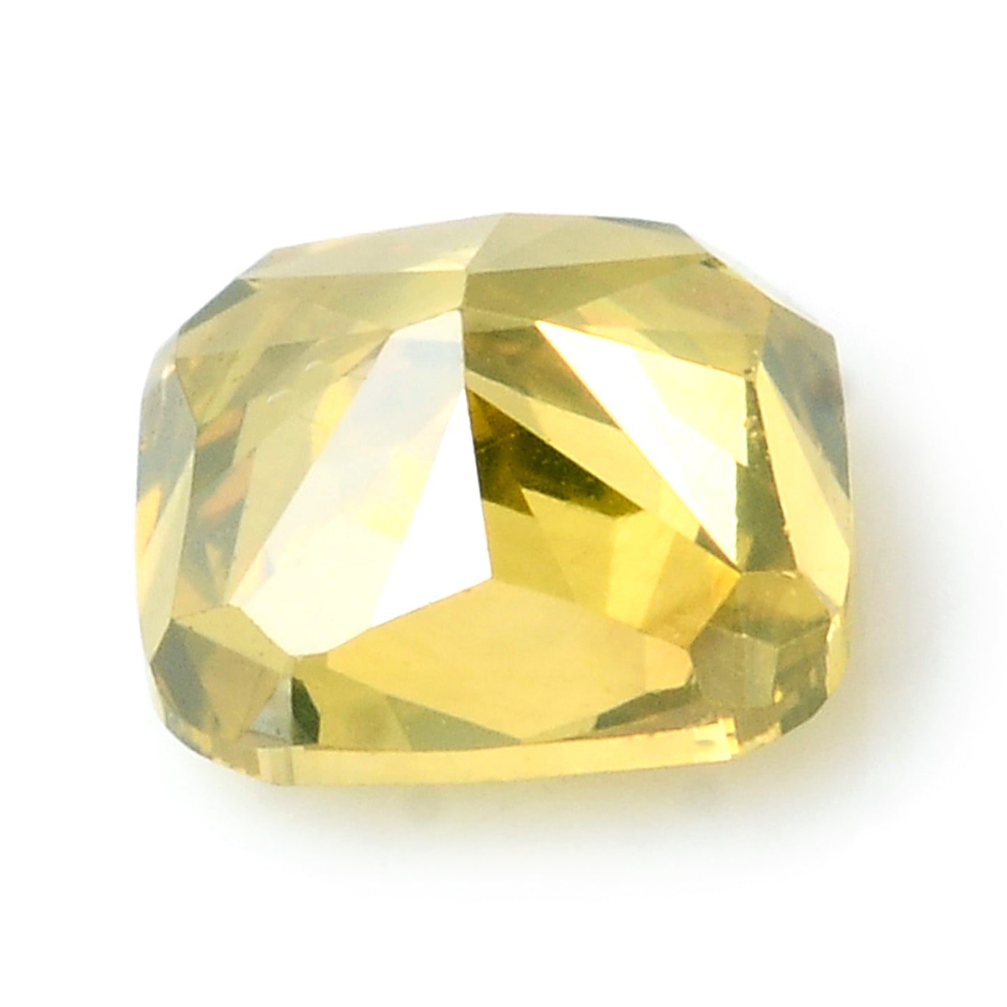0.31 Carat Yellow Diamond Cushion Loose Gemstone