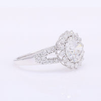 2.79 Carats Lab Grown Diamond 14K Gold Ring