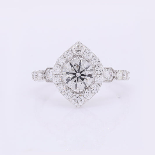 2.11 Carats Lab Grown Diamond 14K Gold Ring