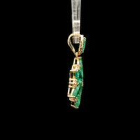 2.08 Ct Marquise Emerald 14K Gold Pendant