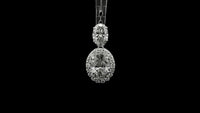 3.39 Carats Lab Grown Diamond 14K Gold Pendant