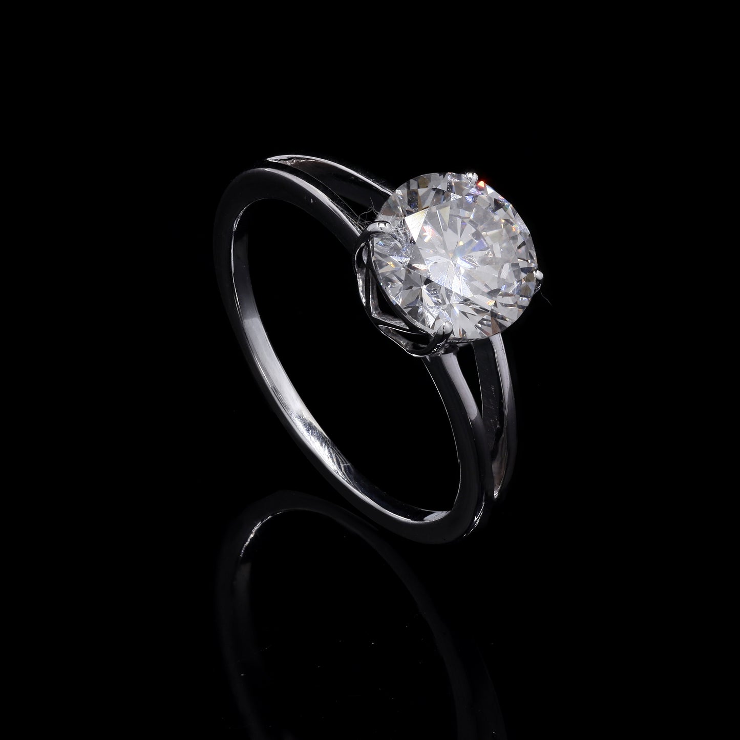 2.12 Carats Lab Grown Diamond 14K Gold Ring